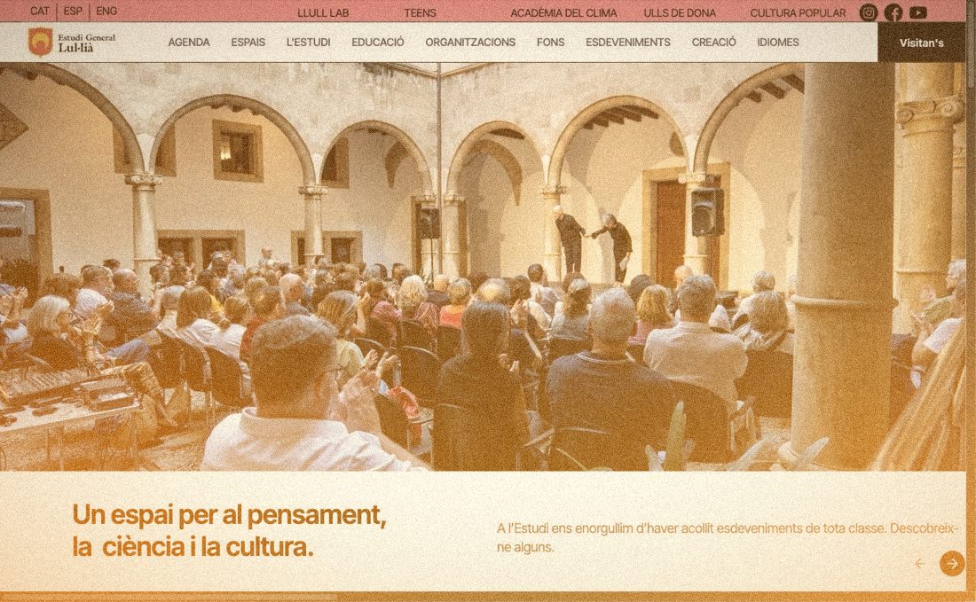 Web de l'Estudi General Lul·lià