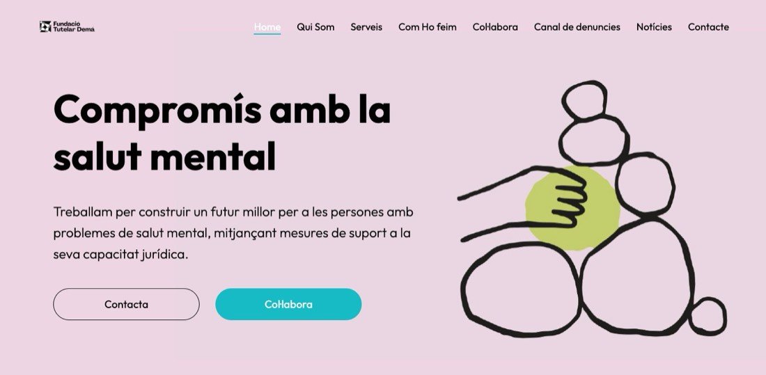 Fundació Tutelar Demà: web accessible